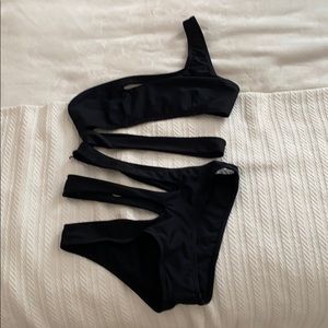 One piece sexy swimsuit or pole dance outfit